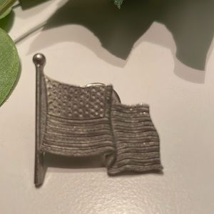 Vintage Steel American Flag! USA